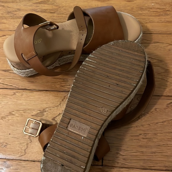 Tan espadrilles platform sandal - Picture 6 of 6